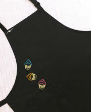 PETO BORDADO CUPCAKES