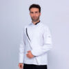 CHAQUETA 51 BLANCA VIVO NEGRO CABALLERO